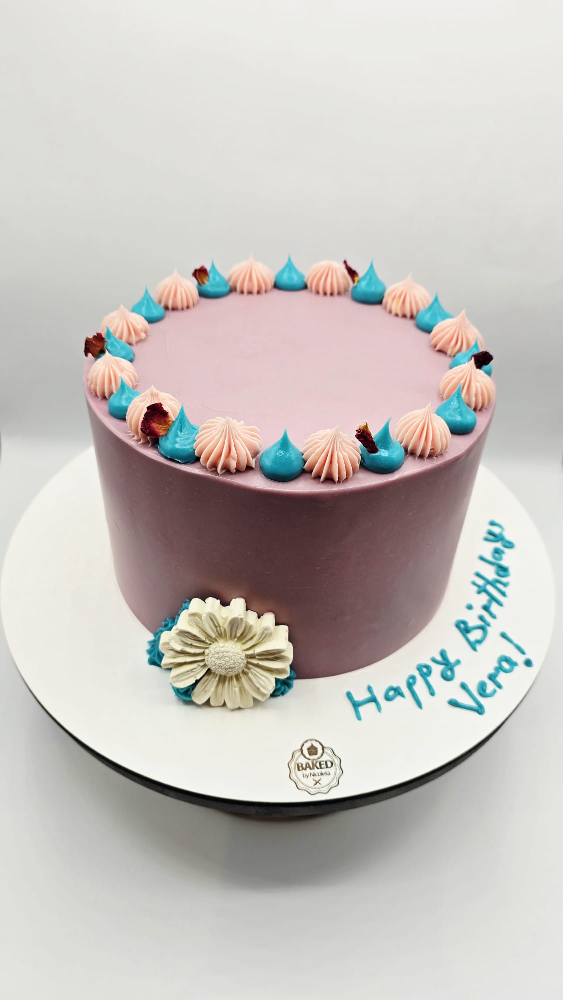 Bespoke custom celebration cake for Ladies & Elegance handcrafted by Nicoleta